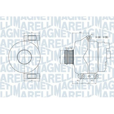 generátor MAGNETI MARELLI 063731934010