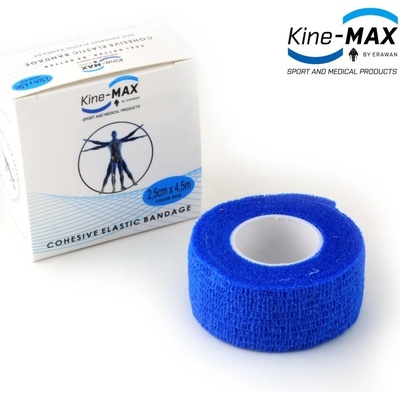 KineMAX Cohesive elast.samofix. 2,5 cm x 4,5 m modré