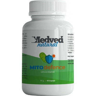 Medveď natural Mito defence 60 kapsúl