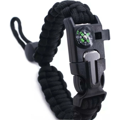 KPZ Outdoor Paracord 5 v 1 nastavitelný černá – Hledejceny.cz