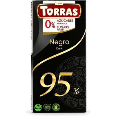 Torras Horká čokoláda 95% 75 g