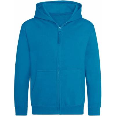 Just Hoods dětská mikina na zip College safírová modrá