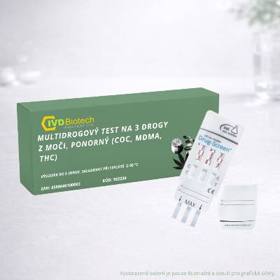Nal von Minden multidrogový test na 3 drogy z moči 1 ks