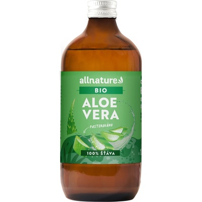 Allnature Aloe vera 100% šťava BIO 0,5 l