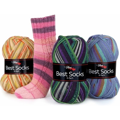 Vlna Hep Best Socks 6-fach 7366