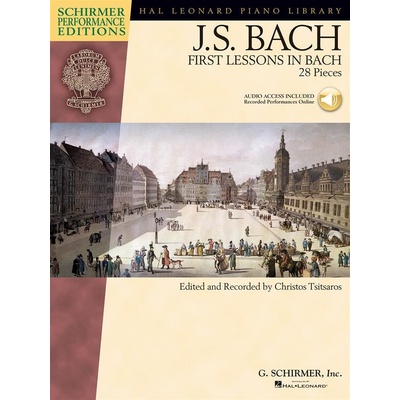 J.S.BACH First Lesson in Bach 28 pieces + Audio Online / sólo klavír – Hledejceny.cz