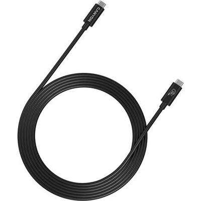 Canyon CNS-USBC240W20G2B nabíjací a dátový USB-C / USB-C USB4 240 W PD 2m černý