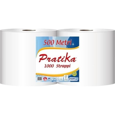Pratika Průmyslová role celulóza dvouvrstvé 250 m 2 role