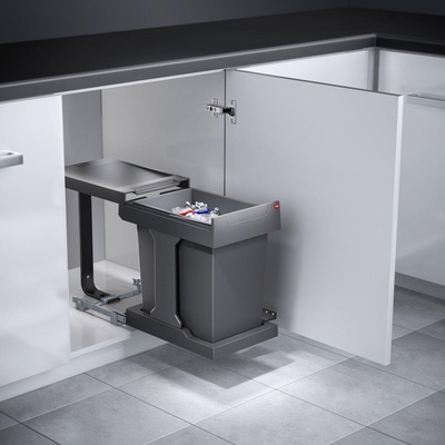 HAILO AS SOLO 20 AUTOMATIKA VESTAVNÝ ODPADKOVÝ KOŠ, VÝSUVNÝ TŘÍDIČ ODPADU HAI-3636-001