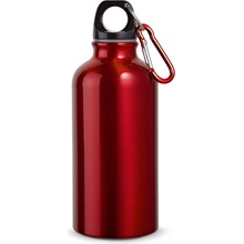 Landscape S. hliníková športová fľaša s karabínou 400 ml červená