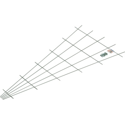 Vějířová mříž 150 cm x 75 cm zelená