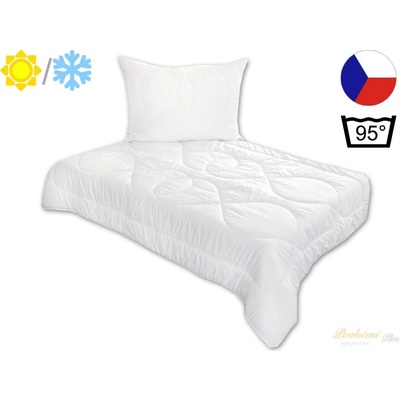 Brotex Celoroční SET Luxus Plus Unico zip 140x200 1000g 70x90 900g