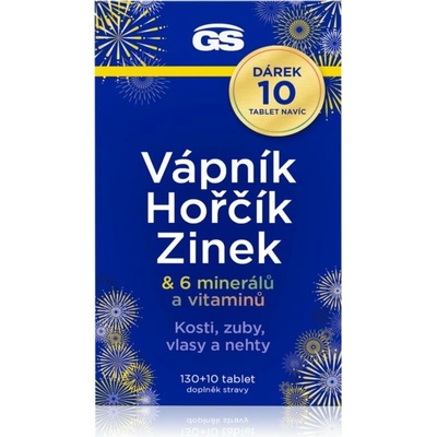 GS Vápník, hořčík, zinek 140 tablet – Hledejceny.cz