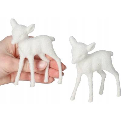 DEKO Vianočné figúrky jeleňa sob 2 ks 10 cm
