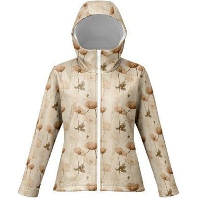 Takoy Panel se střihem 48 dámská softshell bunda SPORT vintage botanika-NS-27254