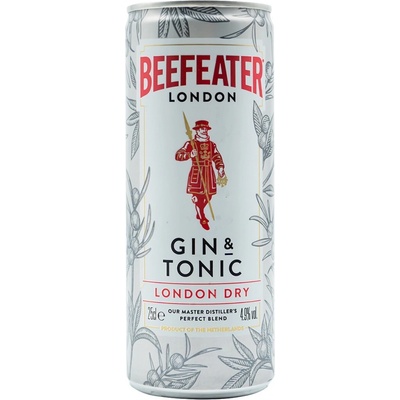 Beefeater Gin&Tonic 4,9% 0,25 l (holá láhev) – Hledejceny.cz