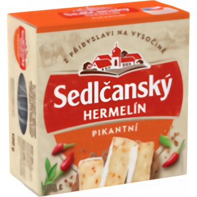 Sedlčanský Hermelín na gril pikantní 4 x 100 g