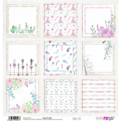Scrapbookový papír BOHO CHIC - Scrap paper BOHO CHIC