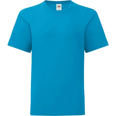 Fruit of the Loom tričko Kids Iconic 150 T azure blue – Hledejceny.cz