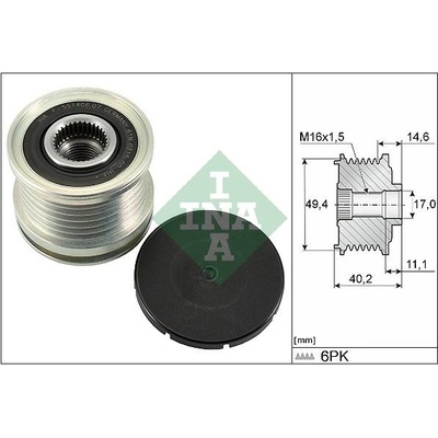 Předstihová spojka Schaeffler INA 535 0124 10