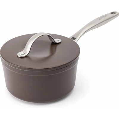 Elmich Nepřilnavý keramický rendlík Zen Ø 16 cm - hnědá
