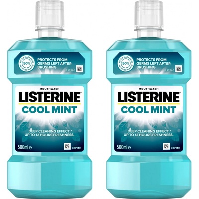 Listerine Mouthwash Cool Mint pro svěží dech 500 ml
