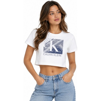Calvin Klein tričko Iconic modré