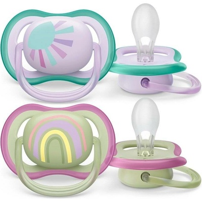 Philips AVENT dudlík Ultra Air duha 2 ks