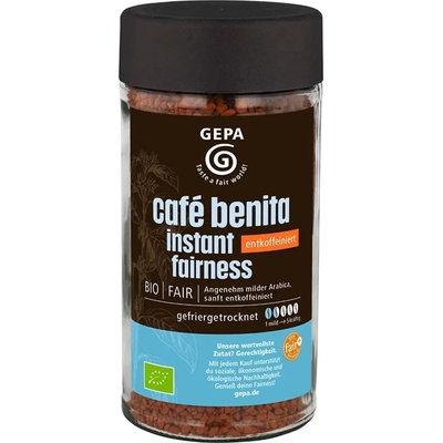 Gepa Fairtrade BIO Benita Premium bez kofeinu 100 g