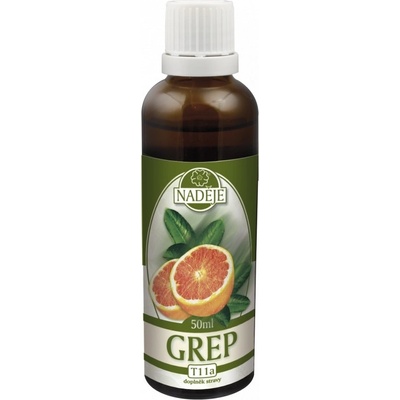 Naděje Mgr. Jarmila Podhorná Grapefruit tinktura extrakt z grepových semínek 50 ml