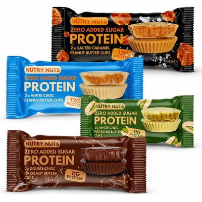 Nutry Nuts košíčky dvojitá s lískooříškovým máslem 42 g