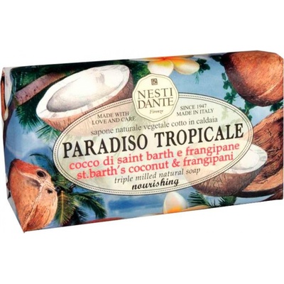 Nesti Dante luxusné prírodné mydlo s kokosom a frangipani Paradiso Tropicale 250 g