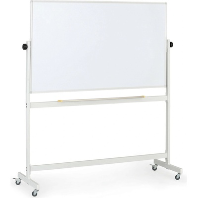 B2B Partner Mobilní otočná magnetická tabule, lakovaný povrch, 1500 x 900 mm