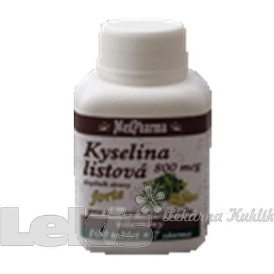 MedPharma Kyselina listová 800 mcg 37 tablet – Hledejceny.cz