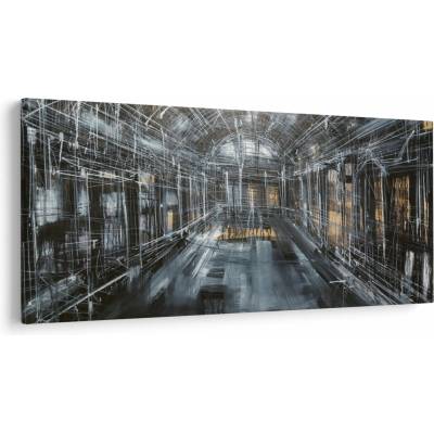 Obraz interiéru starej budovy, jednodielne 200x100 cm