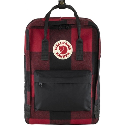 Fjällräven Kånken Re Wool red black 16 l