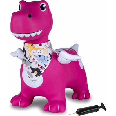 Jamara Hopsadlo s pumpičkou dino s křídly růžový