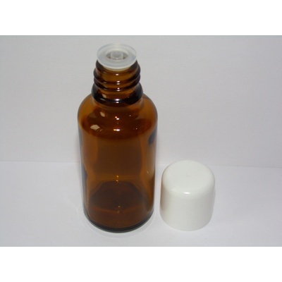 Steza Skleněná hnědá lékovka 50ml. včetně kapátka