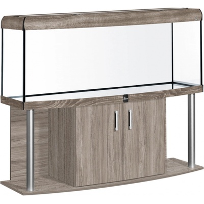 Diversa Comfort LED akvarijní set vypouklý hliník lanýžová 375 l
