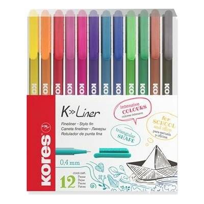 Kores K-Liner 12 rôznych farieb 28112