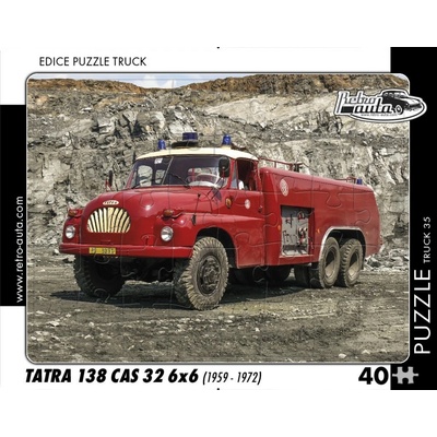 RETRO-AUTA TRUCK č.35 Tatra 138 CAS 32 6x6 1959 1972 40 dielov