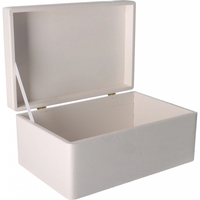 ČistéDrevo Drevený box s vekom 30 x 20 x 14 cm bez rukoväti