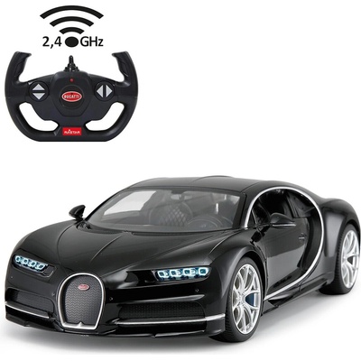 Rastar RC Bugatti Chiron čierny RTR 1:14