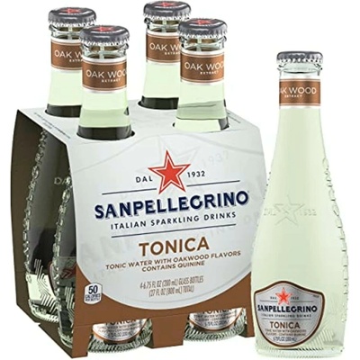 Sanpellegrino tonica šumivý nápoj s dubovým extraktem sklo 4 x 200 ml
