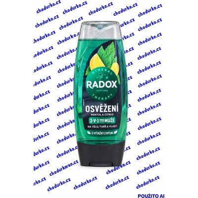 Radox osvěžení Men sprchový gel 225 ml – Hledejceny.cz