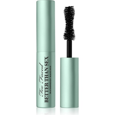 Too faced Better Than Sex Waterproof Deluxe Mini voděodolná řasenka Noir Taille voyage 4,8 g
