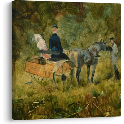 Obraz - Henri de Toulouse-Lautrec, The Trap, reprodukcia, jednodielne 50x50 cm