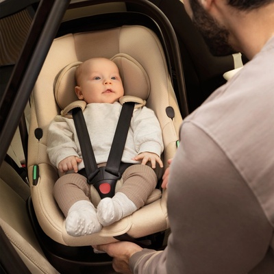 Kinderkraft I-LITE s bází ENDURA SAFE FX 2024 béžová