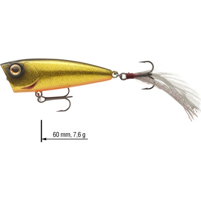 Daiwa Popper Steez 60F 6 cm 7,6 g SG Black Gold