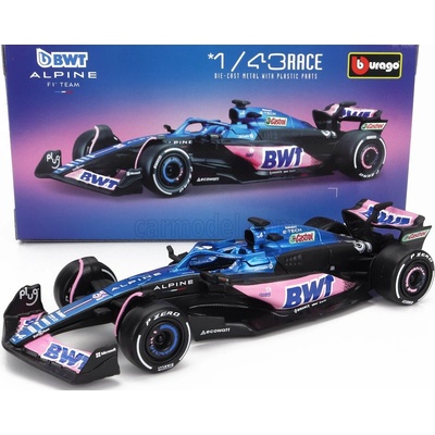 Bburago Renault F1 A523 Team Bwt Alpine F1 N 31 Season 2023 Esteban Ocon Modrá Černá Růžová 1:43